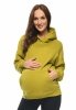 MijaCulture hoodie for pregnant women and breastfeedinf Molly Pistachio